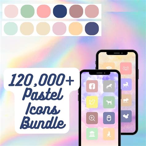 120,000+ Pastel Icon Bundle - MasterBundles