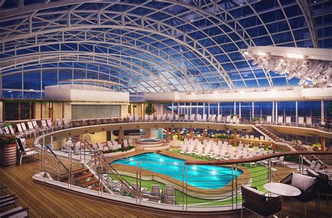 P&O Cruises Arvia unveils new retractable roof glass SkyDome... - Seen ...