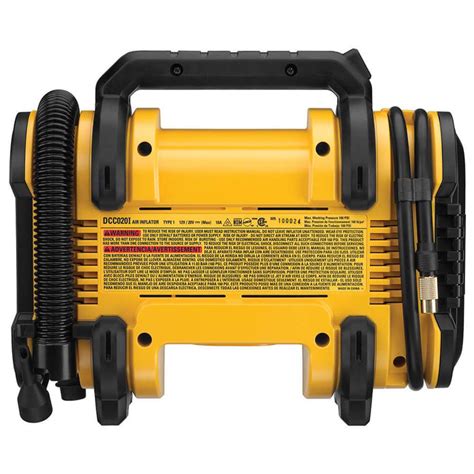 DeWALT DCC020IB 20V High-Pressure Corded/Cordless Air Inflator - Bare Tool