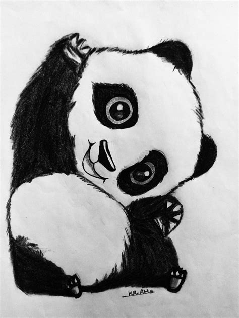 Realistic Panda Sketch