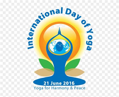 Globe With Meditation Yoga Logo Design Png Image - International Yoga Day 2018 Theme ...