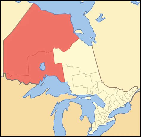 Map of Ontario Northwestern • Mapsof.net