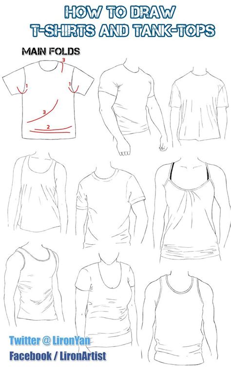 How to Draw Folds and Clothes: Shirt - Liron Yanconsky - Google Search Shirt Drawing, Drawing ...