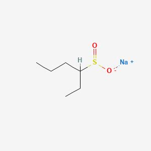 Sodium hexane-3-sulfinate | C6H13NaO2S | CID 165453718 - PubChem