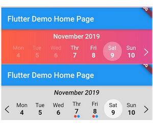 Flutter Calendar Strip Widget - FlutterCore