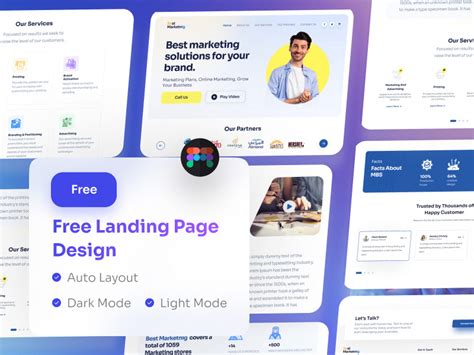 Landing Page UI Design | Free PSD Templates