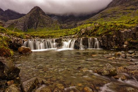 Fairy Pools Waterfall in Scotland Stock Photo - Image of flowing, england: 139756410