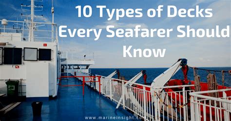 10 Types of Decks Every Seafarer Should Know