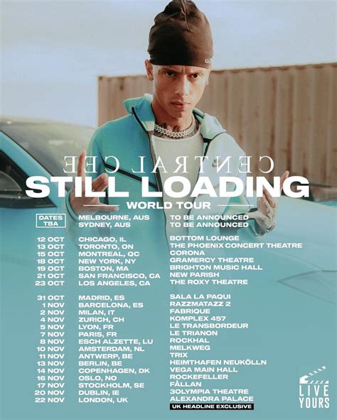 Central Cee Announces 'Still Loading' Tour | Def Pen