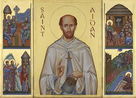 St Aidan - Aidan Hart Sacred Icons