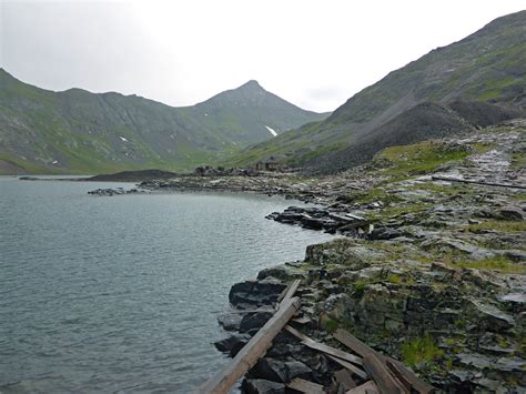 Northwest shore of Silver Lake: Arrastra Basin, San Juan Mountains ...