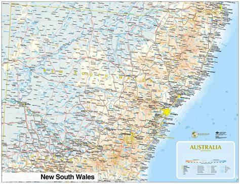 Large Detailed Map Of Nsw