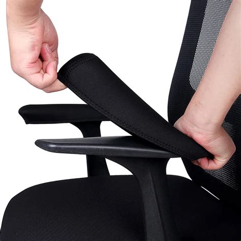 1 Pair Soft Office Computer Chair Armrest Protect Cover Waterproof ...