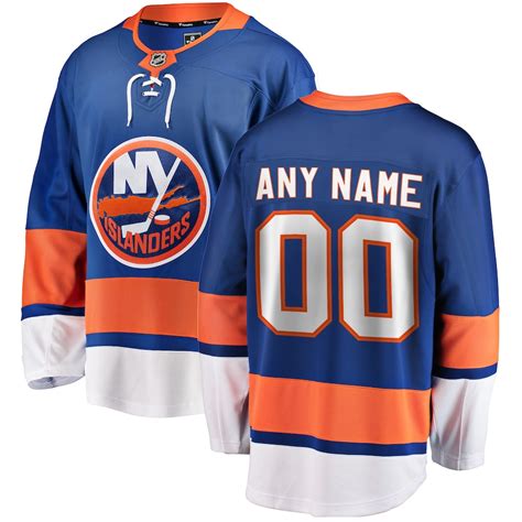 Fanatics Branded New York Islanders Youth Blue Home Breakaway Custom Jersey