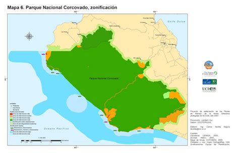 Corcovado National Park Map