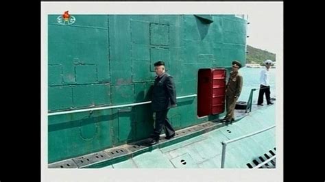 North Korea's Kim Jong-Un Joins Submarine Crew | World News | Sky News