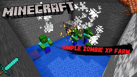 Simple zombie xp farm in minecraft (1.15+) - YouTube