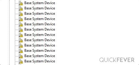 What is & fix "Base System Device" error in Device Manager