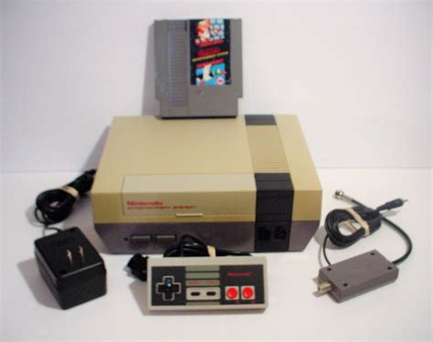 Original NES Nintendo System Console with Super Mario Bros. - Systems