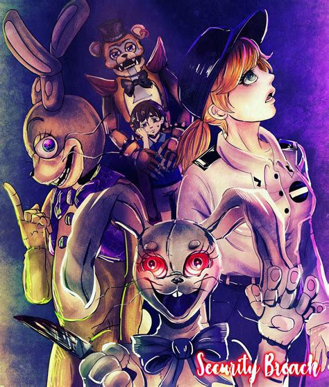 FNAF security breach fanart! | Five Nights At Freddy's Amino