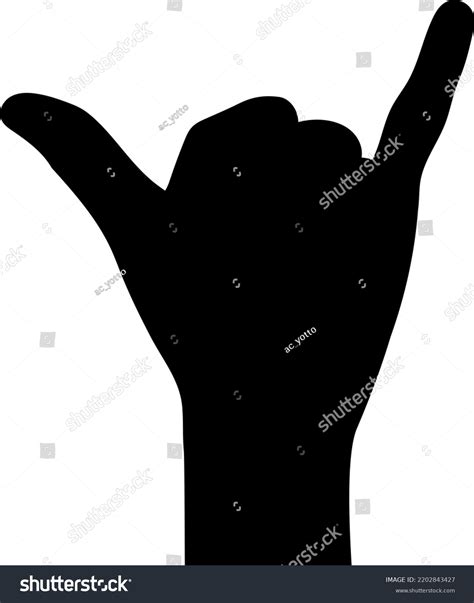 Hand Sign Called Shaka Hawaii Stock Vector (Royalty Free) 2202843427 | Shutterstock