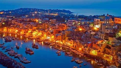 Procida Island in the Gulf of Naples Italy 2017 Bing Wallpaper Preview | 10wallpaper.com