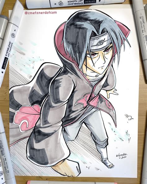 Itachi Uchiha Fanart By Ripz Drawing Desenhos Naruto Piadas De Naruto ...