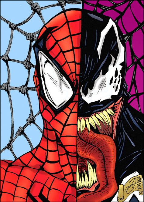 Spider-Man / Venom - Darkartistdomain and me by pascal-verhoef on DeviantArt