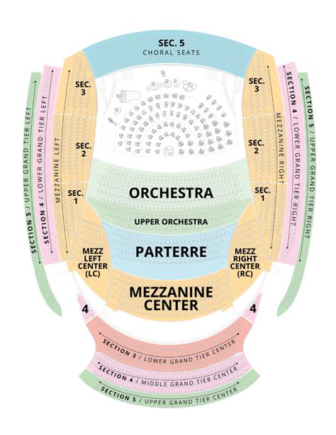 Atlanta Symphony Hall Seating Chart Printable Pdf Download | Labb by AG