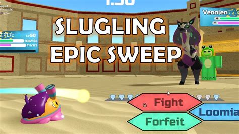 EPIC SLUGLING SWEEP! | LOOMIAN LEGACY | #SHORTS #LOOMIANLEGACYPVP - YouTube