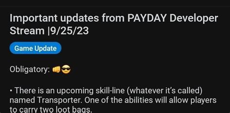 THEY ARE JUST TAKING CHEATS FROM PAYDAY 2 AND MAKING THEM SKILLS IN PAYDAY 3 : r/paydaytheheist