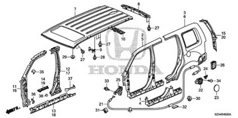 Honda Body Parts Diagram