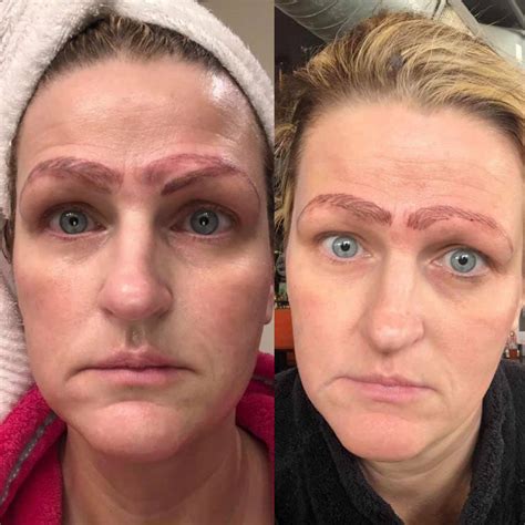 Botched microblade brows : r/Botchedsurgeries