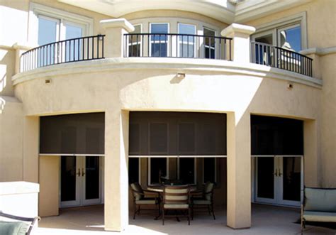 Motorized Patio Screens - Motorized Porch Screens - A to Z Awnings