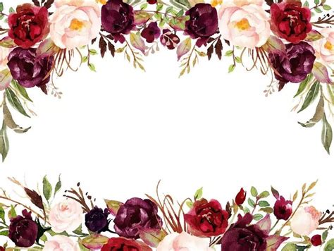 7x5ft Printed Burgundy Pink Floral Party Backdrop Banner Baby | Etsy