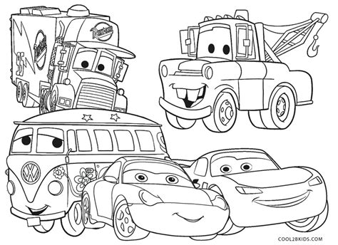 Free Printable Lightning McQueen Coloring Pages For Kids