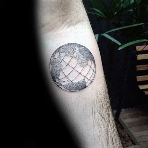 80 Globe Tattoo Designs For Men - Traveler Ink Ideas