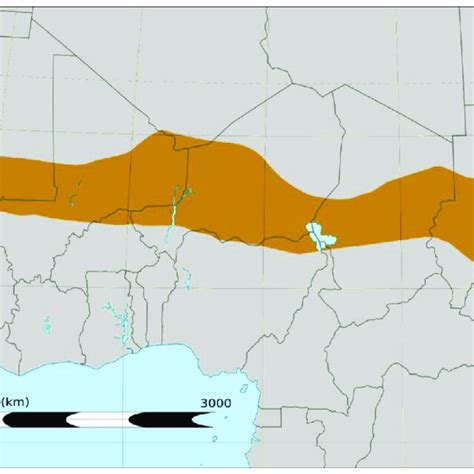 -Map of the location of the Sahel countries [10] | Download Scientific ...