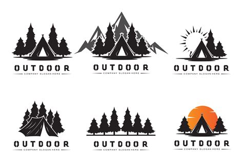 Camping Logo Vector Art, Icons, and Graphics for Free Download