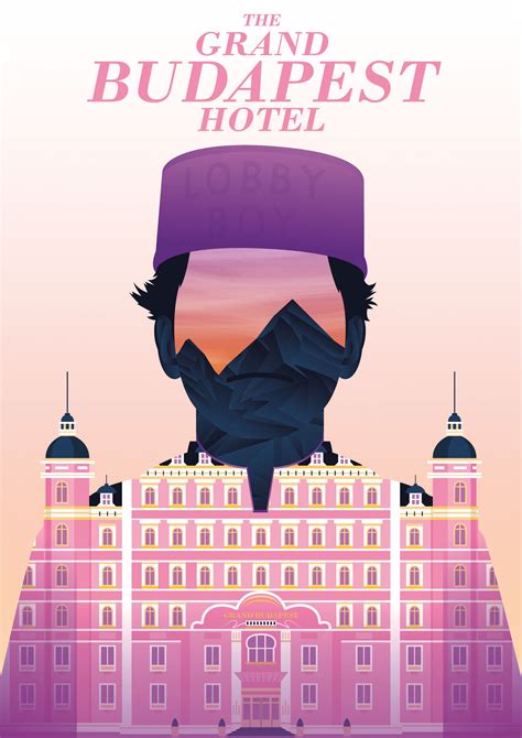 Grand Budapest Hotel : affiche alternative. Alternative poster. Wes ...