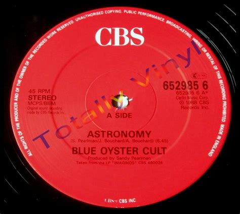 Totally Vinyl Records || Blue Oyster Cult - Astronomy (6.45) / Magna of ...