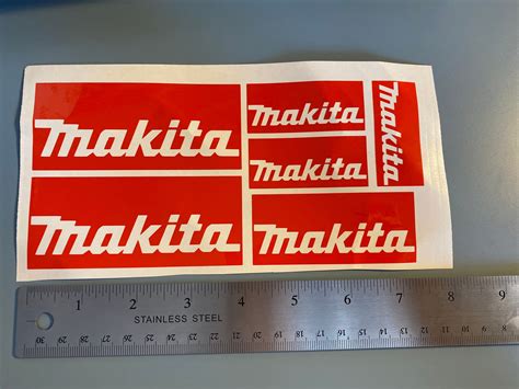 Set of Makita Tools Logo Vinyl Stickers | Etsy