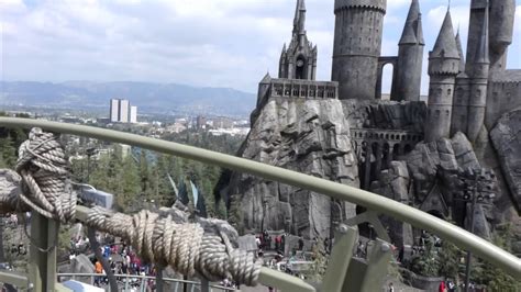 Flight of the Hippogriff FULL RIDE at Universal Studios Hollywood's Wizarding World of Harry ...