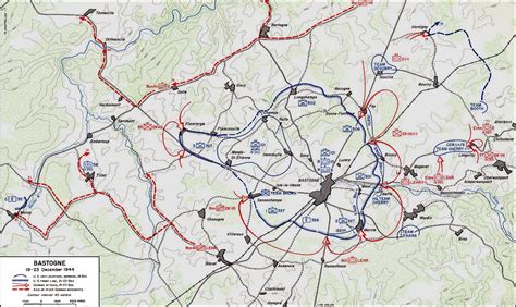 Bastogne (19-23 december 1944) - L'encerclement de Bastogne - Destruction des Teams Cherry et O ...