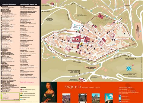 Urbino Tourist Map