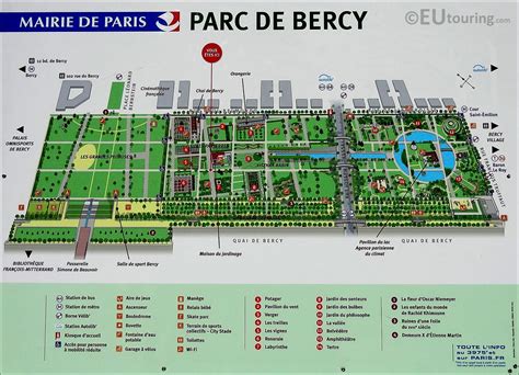 Bercy Paris map - Map of bercy Paris (Île-de-France - France)