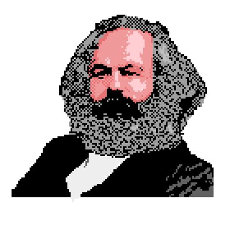 Pixilart - Karl Marx Pixel Art by kaanbicici