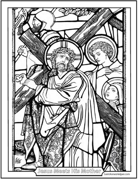 14 Stations Of The Cross PDF Booklet To Print By St. Alphonsus Liguori