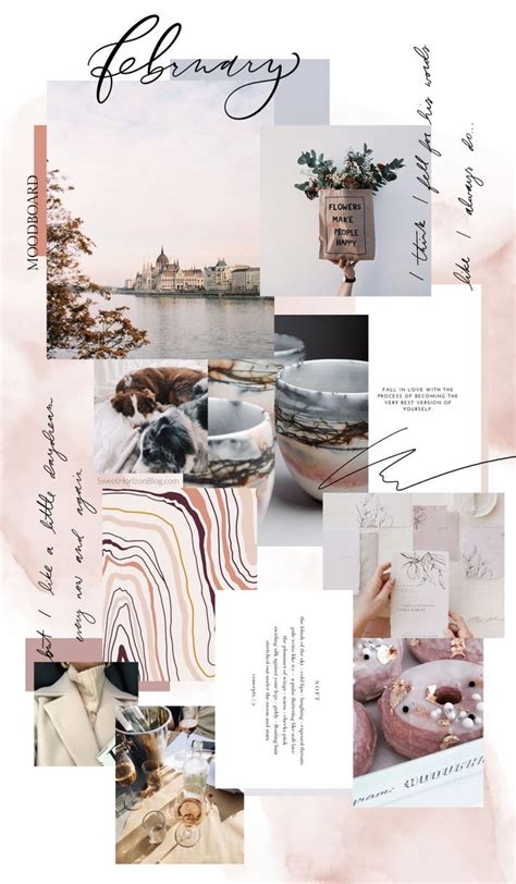 February Free Background + Monthly Goals » Sweet Horizon | Collage background, Aesthetic ...