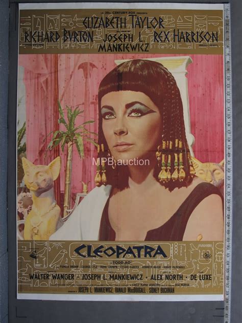 CLEOPATRA (1963) Original Italian Movie Poster on Linen For Sale